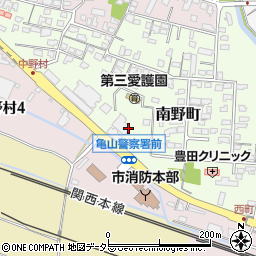 三重県亀山市南野町9周辺の地図