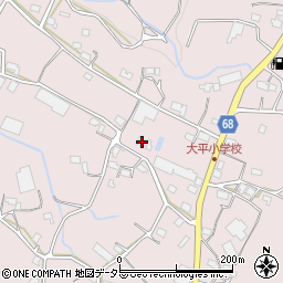 静岡県浜松市浜名区大平661周辺の地図
