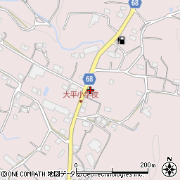 静岡県浜松市浜名区大平739-2周辺の地図