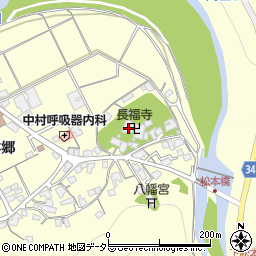 島根県浜田市内村町本郷805周辺の地図