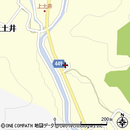 兵庫県相生市矢野町上土井313周辺の地図