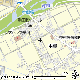 島根県浜田市内村町本郷606-3周辺の地図