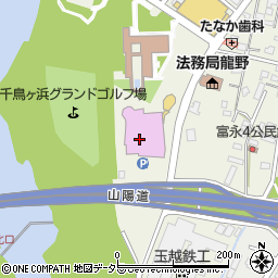 赤とんぼ文化ホール　大ホール周辺の地図