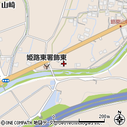 兵庫県姫路市飾東町山崎605周辺の地図
