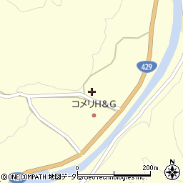 岡山県加賀郡吉備中央町上加茂76周辺の地図