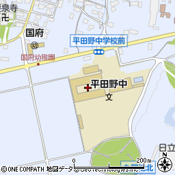 鈴鹿市立平田野中学校周辺の地図