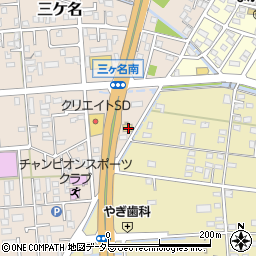 静岡県焼津市三ケ名212周辺の地図