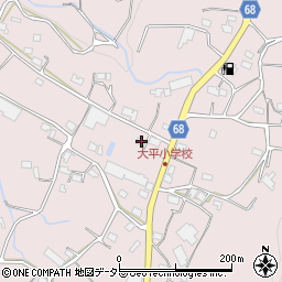 静岡県浜松市浜名区大平735-1周辺の地図