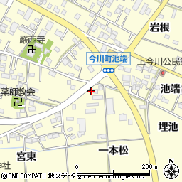 上橋理容店周辺の地図