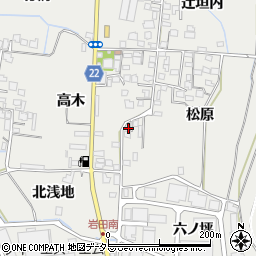 京都府八幡市岩田松原7周辺の地図