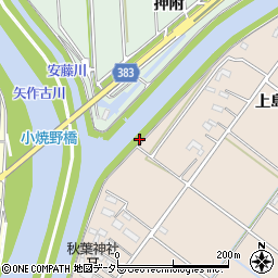 愛知県西尾市花蔵寺町権十周辺の地図