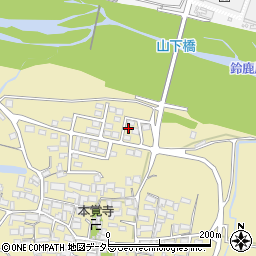 三重県亀山市山下町439周辺の地図
