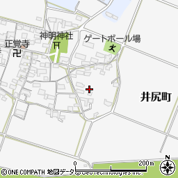 三重県亀山市井尻町周辺の地図