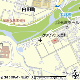 島根県浜田市内村町本郷476-3周辺の地図