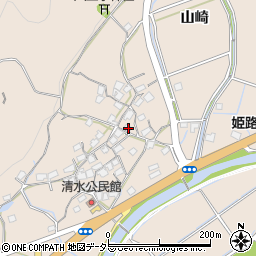 兵庫県姫路市飾東町山崎1231周辺の地図