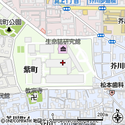 大阪府高槻市紫町周辺の地図