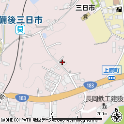 広島県庄原市上原町6850周辺の地図