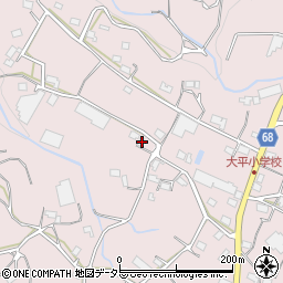 静岡県浜松市浜名区大平591-4周辺の地図