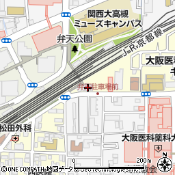 大阪府高槻市八丁西町1-18周辺の地図