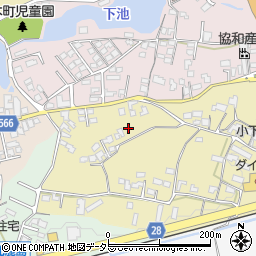三重県亀山市小下町周辺の地図