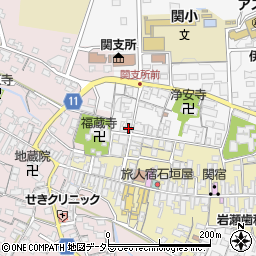 三重県亀山市関町木崎828周辺の地図