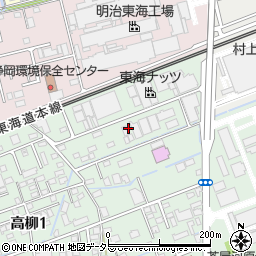 静岡県藤枝市高柳1丁目18周辺の地図