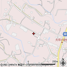 静岡県浜松市浜名区大平590周辺の地図