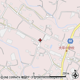 静岡県浜松市浜名区大平694周辺の地図