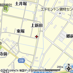 愛知県西尾市今川町上新田39周辺の地図