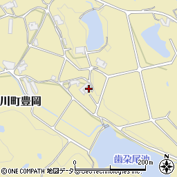 兵庫県三木市吉川町豊岡666周辺の地図