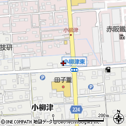 ピュアクリーニング　小柳津周辺の地図