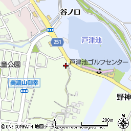 京都府八幡市美濃山井ノ元93周辺の地図