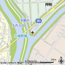 愛知県西尾市高河原町川向周辺の地図