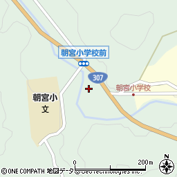 滋賀県甲賀市信楽町下朝宮32-3周辺の地図