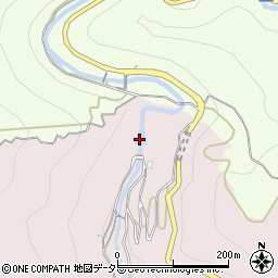 箕面大滝周辺の地図