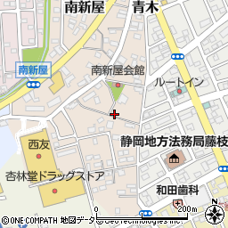 静岡県藤枝市南新屋325-4周辺の地図