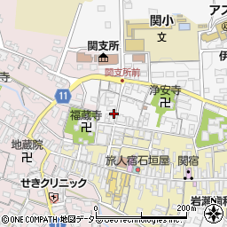 三重県亀山市関町木崎838周辺の地図