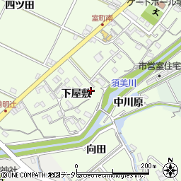 愛知県西尾市室町下屋敷65-1周辺の地図