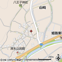 兵庫県姫路市飾東町山崎993周辺の地図