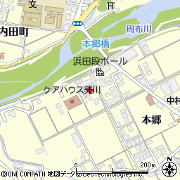 島根県浜田市内村町本郷590-6周辺の地図