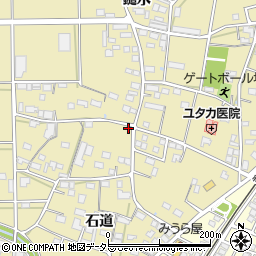 愛知県豊川市大木町石道10-4周辺の地図