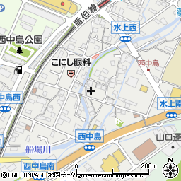 兵庫県姫路市西中島周辺の地図