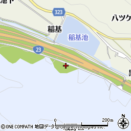 愛知県額田郡幸田町芦谷坂野口周辺の地図