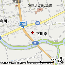 富岡製茶工場周辺の地図