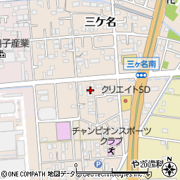 静岡県焼津市三ケ名271周辺の地図