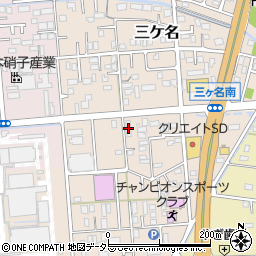 静岡県焼津市三ケ名269周辺の地図