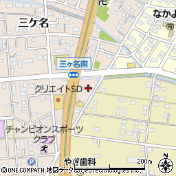 静岡県焼津市三ケ名290-3周辺の地図