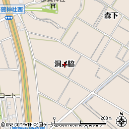愛知県常滑市苅屋洞ノ脇周辺の地図