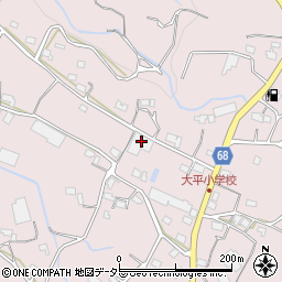 静岡県浜松市浜名区大平727周辺の地図