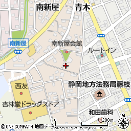 静岡県藤枝市南新屋325周辺の地図